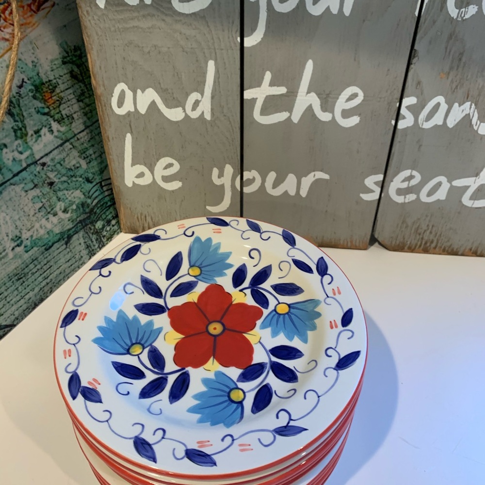 Pier 1 Dessert Plates - Picture 3 of 4